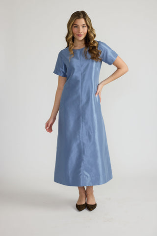 Georgia Dress - Windsor Blue