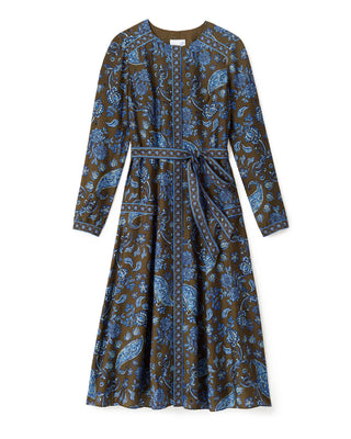 Helene Midi Dress - Cedar Hill Paisley