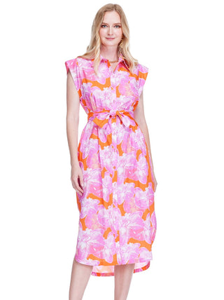 Round Hem Midi - Sunset Orchid