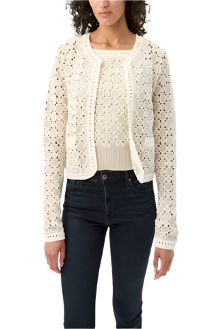 Square Neck Dress - White