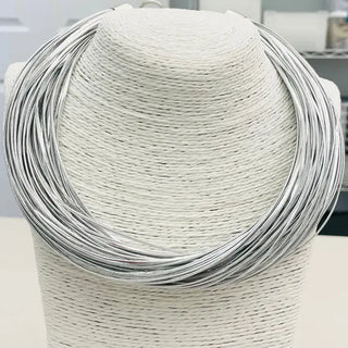 Leatherette Strand - Silver