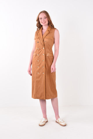 Kelly Dress - Brown Sugar