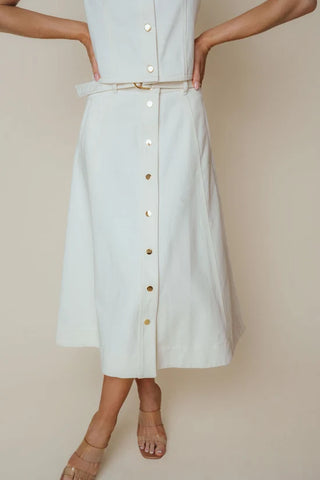 Haven Skirt - Ivory