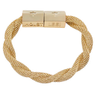 Mesh Bracelet Twisted Gold