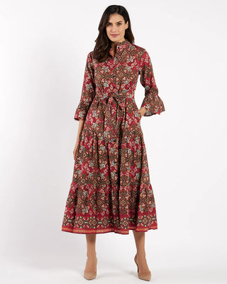 Roxie Dress - Italian Tile Claret