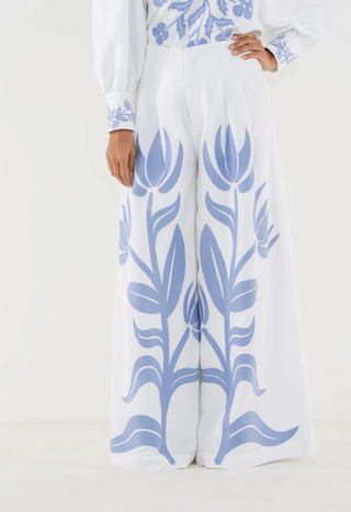 Paisley Pant - Dutch Tile