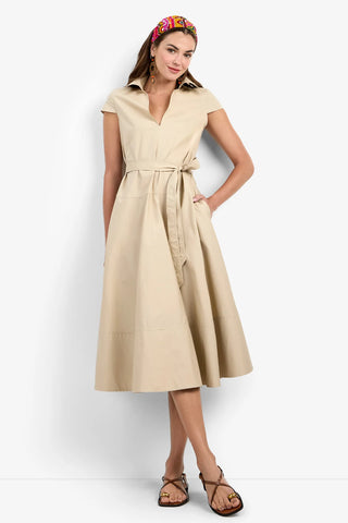 Delphina Dress - Beachy Beige