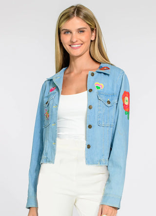 Scottie Jacket - Patched Denim