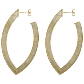 BR1536 Small Alba Hoop - Brushed Gold