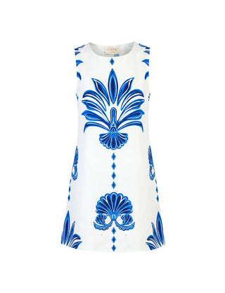 Frankie Dress - Palm Springs Navy