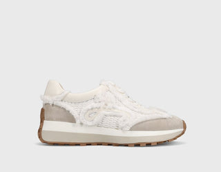Quiton Sneaker - White Raffia