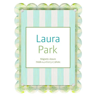 Elephant Falls Scalloped Picture Frame