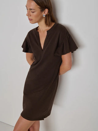 Savannah Mini Dress - Cocoa
