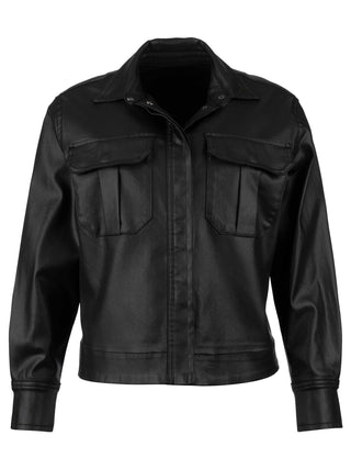 Remy Jacket with Patch Pocket - Black