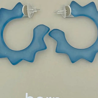 Retro Frosted Hoop Light Blue