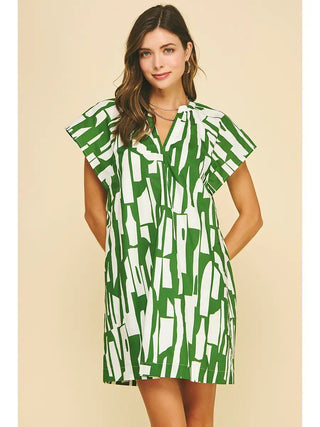 Print Mini Tunic Dress