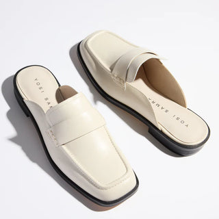 Odessa Loafer Mule - Bone