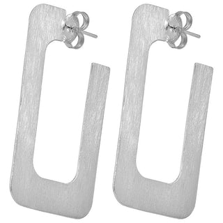 Small Vada Hoops - Silver