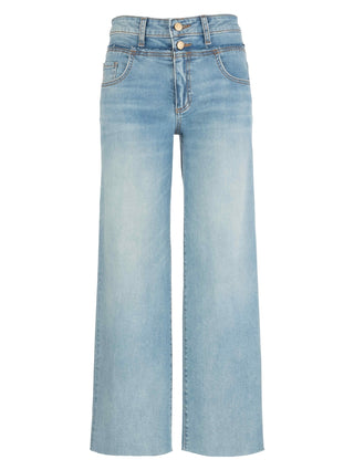 Charlotte High Rise Wide Leg- Double Waistband