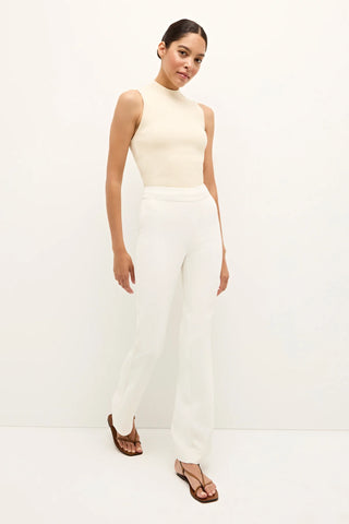 Mia Slim Pant - Bone