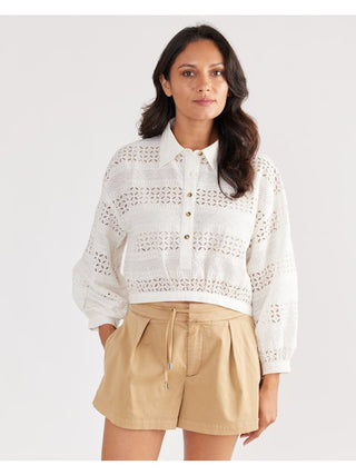 Sean Top - Washed White