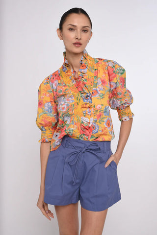 Zuri Top - Becca Bloom Print