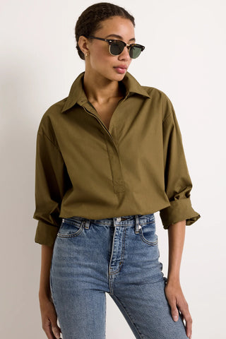 Dallas Top - Juniper Green