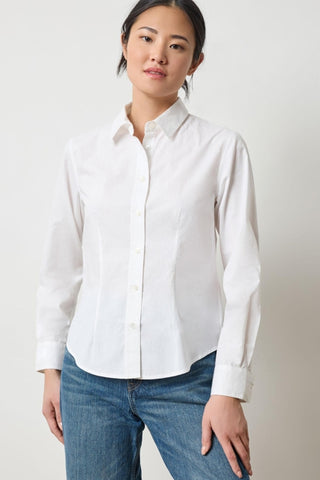 Slim Fit Button Down - White