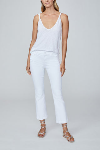Colette Crop Flare Clean WB - Crisp White