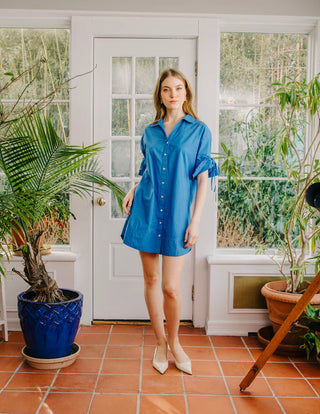 Shannon Mini Dress - Palace Blue