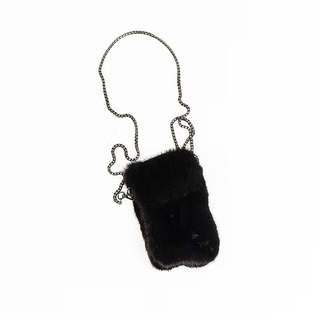 Black Mink Phone Bag