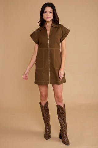 Colin Dress - Bark