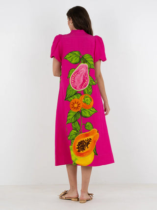 Hampton Dress - Papaya Vine