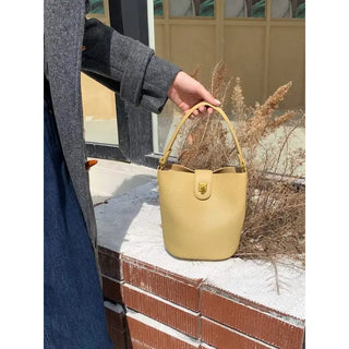 Top Handle Crossbody Bag - Yellow