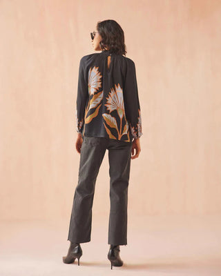 Brooke Blouse - Mattia Obsidian