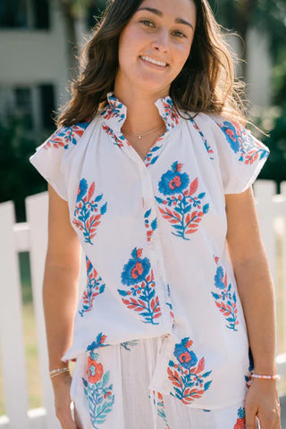 Bays Blouse - Ultramarine