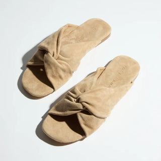 Nadia Slide Sandal - Oat Suede