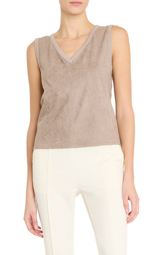 Iva Suede Knit Top