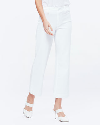 Clean Front Nellie Culotte - Crisp White