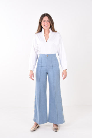 Paisley Pant - Denim