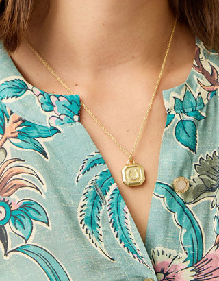 Lucky Horse Necklace 18" Gold