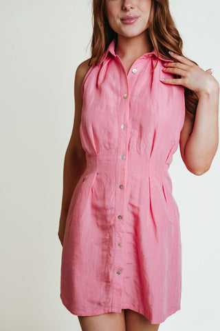 Carol Dress - Bubblegum
