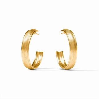 Cobblestone Hoop Gold-L