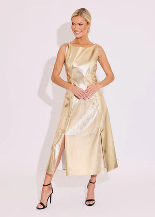 Selena Dress - Gold