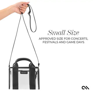 Clear Stadium Bag - Midnight Black