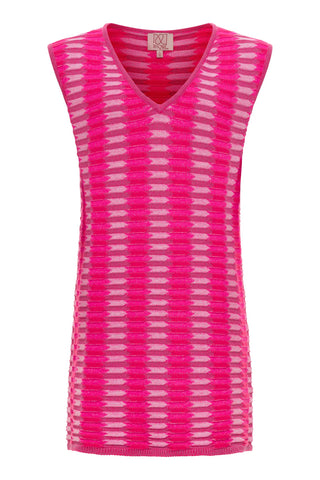 Madelyn Dress - Hot Pink